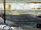 George Bellows Floating Ice painting